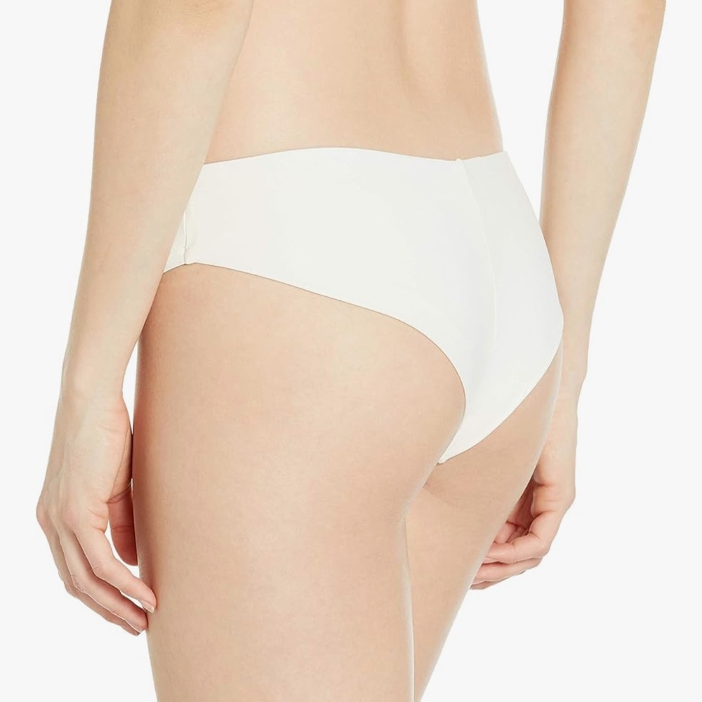 NWT Eberjey Women’s Standard So Solid Coco Bikini BOTTOM ONLY - Medium - Ecru - Picture 3 of 7